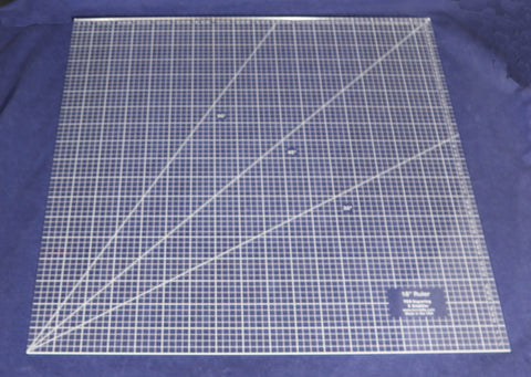 Square Ruler 18 Inches - Clear Acrylic - Quilting/Sewing