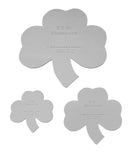 Shamrock 3 Piece Set - 1/8 Inch Clear Acrylic Quilting Template
