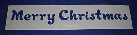 Merry Christmas Holiday Stencil- Painting /Crafts/ Templates