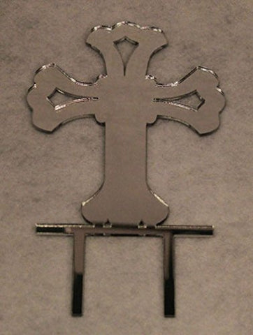 Cross Cake Topper - 1/8" Acrylic - Confirmation-1st Communion -FREE engraving!
