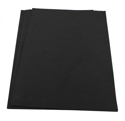 Craft Foam Sheets--12 x 18 Inches - Black - 5 Sheets-2 MM Thick