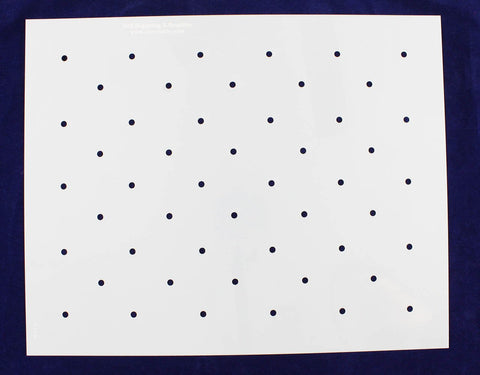 Dot Field 14.0" x 17.5" -14 mil Mylar- Painting /Crafts/ Templates/polka