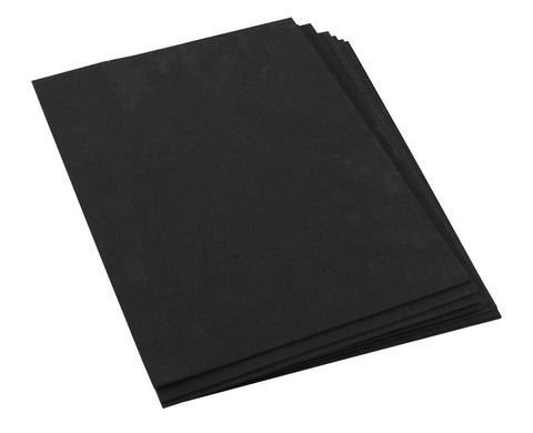 Craft Foam -9" x 12" Sheets-Black-10 Pack- 2mm thick