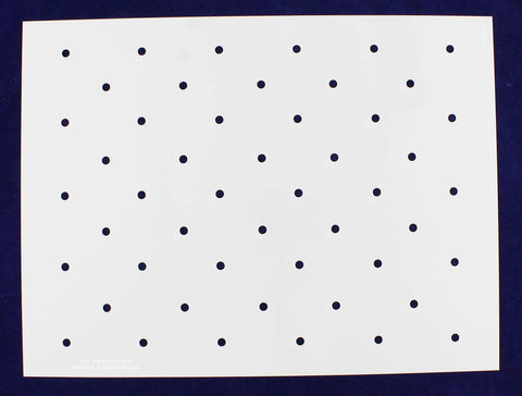 Dot Field 11.1" x 14.8" -14 mil Mylar- Painting /Crafts/ Templates