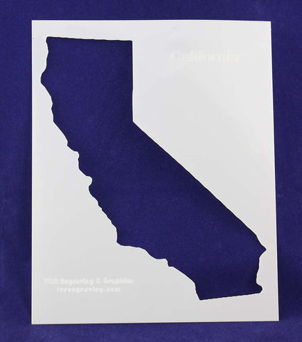 State of California Stencil 14 Mil 8" X 10" Painting /Crafts/ Templates