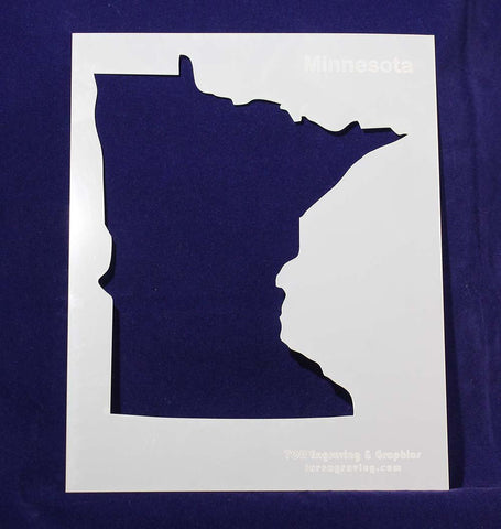 State of Minnesota Stencil 14 Mil 8" X 10" Painting /Crafts/ Templates