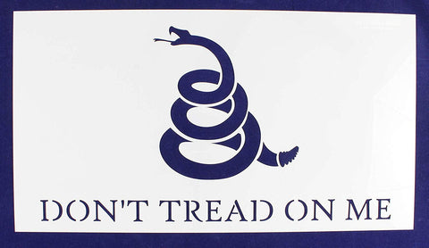 Don't Tread on Me- 1 Piece Stencil Painting /Crafts/ Templates