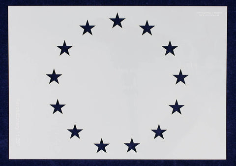 8" x 11.29" G-Spec 13 Star Field Stencil -14 Mil -Painting /Crafts/ Templates