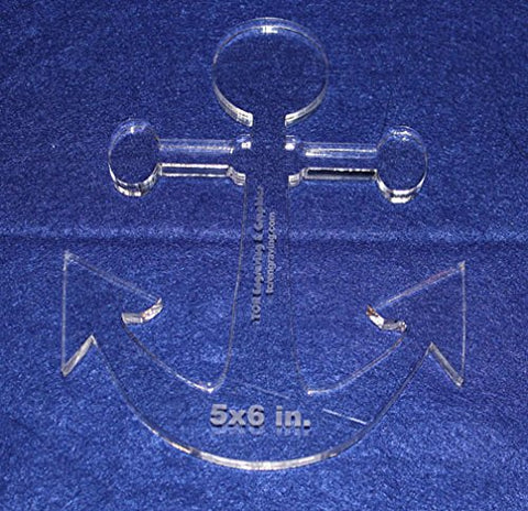 Anchor 5" X 6" High - Clear 3/8" Thick Acrylic