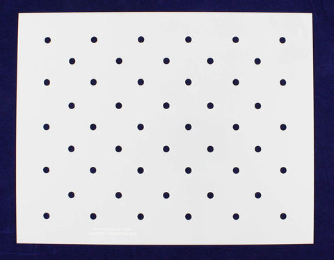 Dot Field 9 x 11.5-14 mil Mylar- Painting /Crafts/ Templates