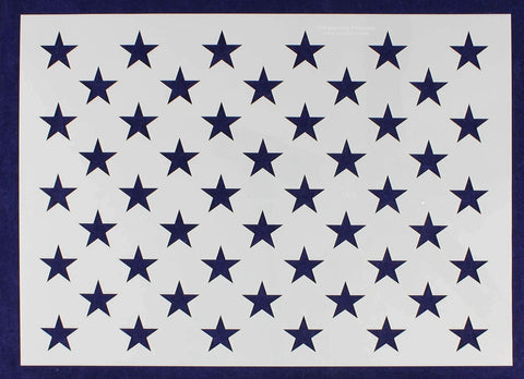 50 Star Field Stencil US American Flag G-Spec 19 Inches