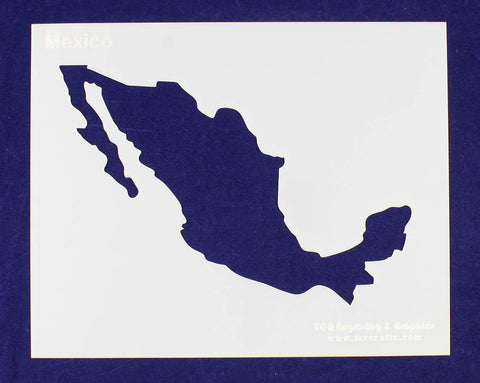 Country of Mexico Stencil 14 Mil 8" X 10" Painting /Crafts/ Templates