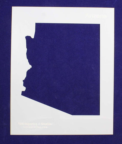 State of Arizona Stencil 14 Mil 8" X 10" Painting /Crafts/ Templates