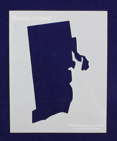 State of Rhode Island Stencil 14 Mil Mylar - Painting /Crafts/ Templates