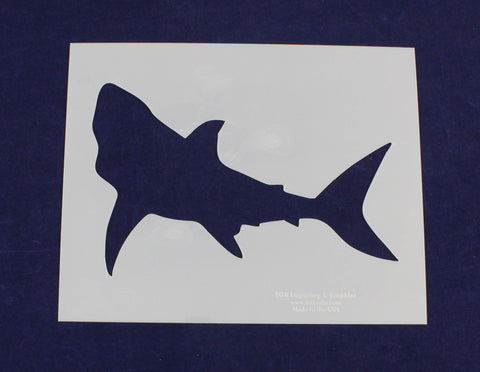 Shark Stencil 8 x 10 Inches
