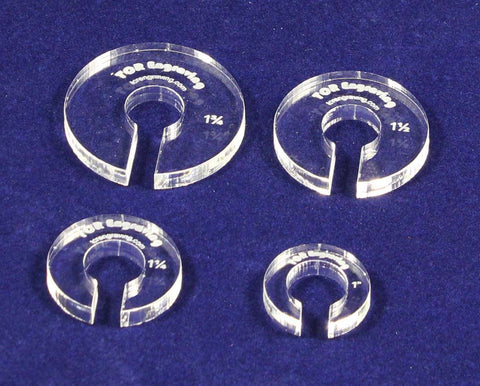 14 Mm Hopper Foot Templates 1", 1 1/4", 1 1/2", 1 3/4" for Greater Than 1/2" Foot Common on Apqs Machines
