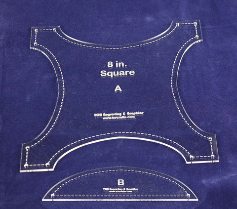 Robbing Peter to Pay Paul- 2 pc Quilting Template Set-Acrylic 1/8"