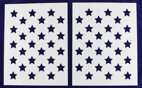 50 Star Field Stencil 14 Mil -22.5"H x 31.5"W - Painting /Crafts/ Templates