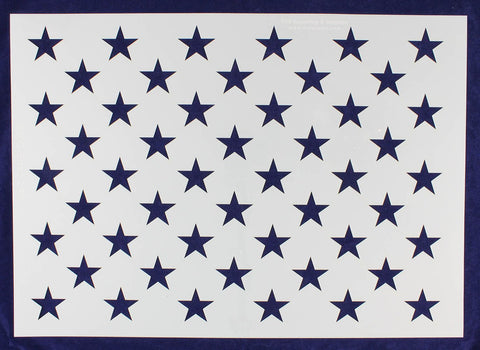 50 Star Field Stencil 14 Mil -G-Spec 24" - Painting /Crafts/ Templates