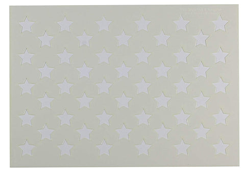 50 Star Field Stencil 14 Mil -10"H X 14 1/8L" - Painting /Crafts/ Templates