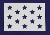 13 Star US Flag Field Stencil 14 Mil -7"H X 10"L - Painting/Crafts/ Templates