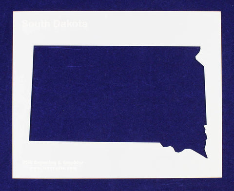 State of South Dakota Stencil 14 Mil 8" X 10" Painting /Crafts/ Templates
