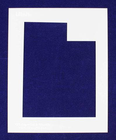 State of Utah Stencil 14 Mil 8" X 10" Painting /Crafts/ Templates