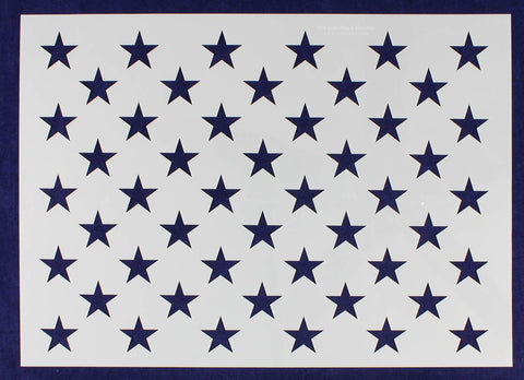 14" x 19.76" G-Spec 50 Star Field Stencil -14 Mil -Painting /Crafts/ Templates