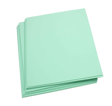 Craft Foam -9" x 12" Sheets-Mint-10 Pack- 2mm thick