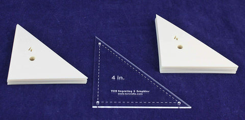 Mylar 4" Right Triangle 51 Piece Set