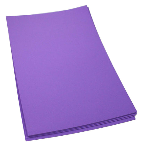 Craft Foam Sheets--12 x 18 Inches - Purple - 5 Sheets-2 MM Thick