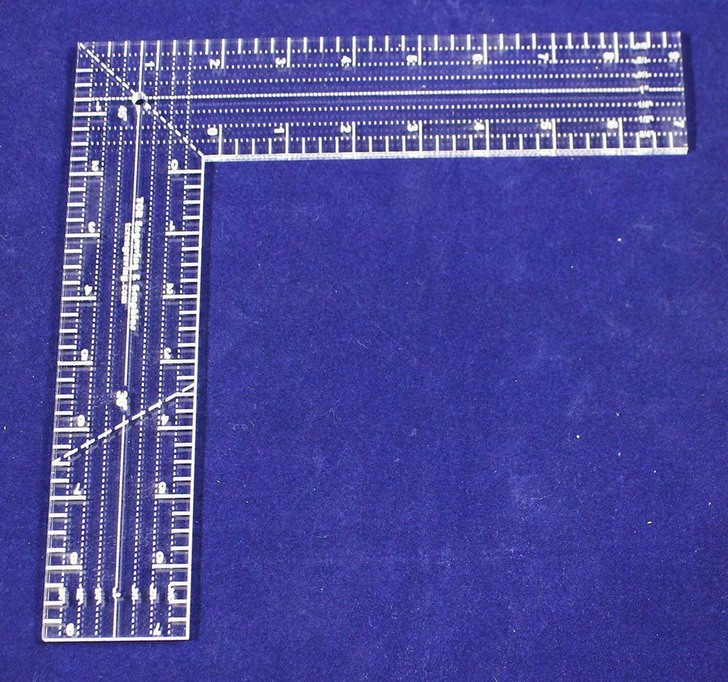 9" LShaped Ruler. Acrylic 1/4" thick. Quilting/Sewing Acrylic