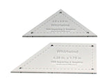 2 Piece Quilting Whirlwind 6 Inch Set 1/4 Inch Acrylic - Template