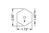 Mylar 2 Inch Hexagon 25 Piece Add On Set- No Template