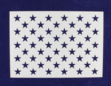 50 Star Field Stencil 14 Mil -G-Spec 21.25