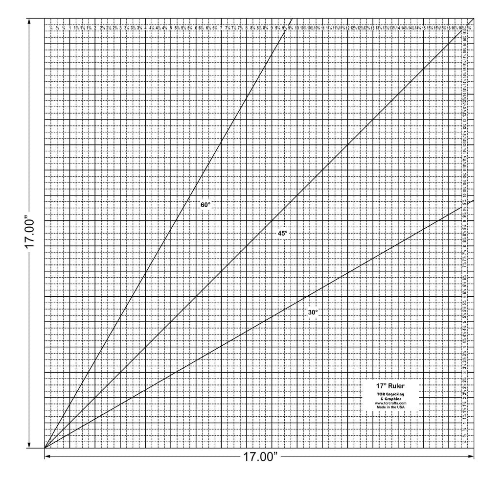 Square Ruler 17 Inches - Clear Acrylic - Quilting/Sewing – Quilting ...
