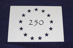 250 Anniversary Stencils