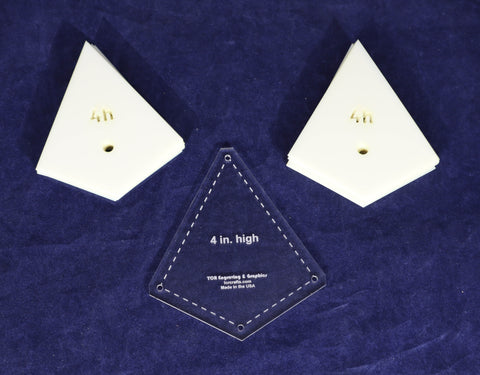 51 Piece 4 Inch High -"Kite" Shape Mylar Set -Quilting-Sewing
