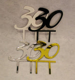 Birthday Cake Toppers - 30 - Assorted Colors
