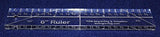 6" Ruler - 1/4" thick. Quilting/Sewing Clear Acrylic - Quilting/sewing