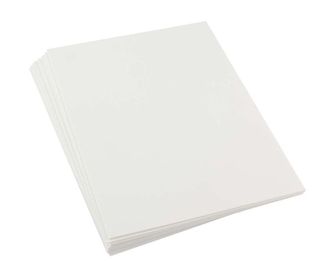 Craft Foam -9" x 12" Sheets-White-10 Pack- 2mm thick