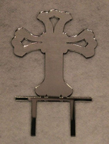 Cross Cake Topper - 1/8" Acrylic - Confirmation-1st Communion -FREE engraving!