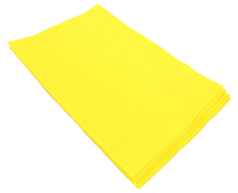 Fiesta Felt- 12x18- 10 Pieces- 100% Acrylic- Yellow