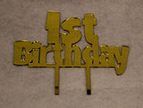 First Birthday Cake Topper - 1/8" Acrylic