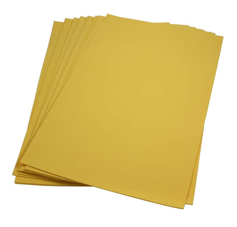 Craft Foam Sheets--12 x 18 Inches - Goldenrod - 5 Sheets-2 MM Thick