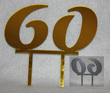 Birthday Cake Toppers - 1/8" Acrylic - Assorted Colors