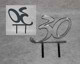 Birthday Cake Toppers - 1/8" Acrylic - Assorted Colors