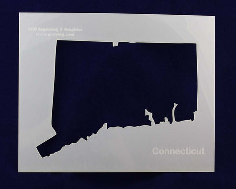 State of Connecticut Stencil 14 Mil 8" X 10" Painting /Crafts/ Templates