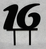 Birthday Cake Toppers - 1/8" Acrylic - Assorted Colors