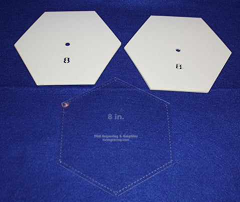 Mylar 4" Hexagon (Each Side Measurement) - Quilting / Sewing Templates